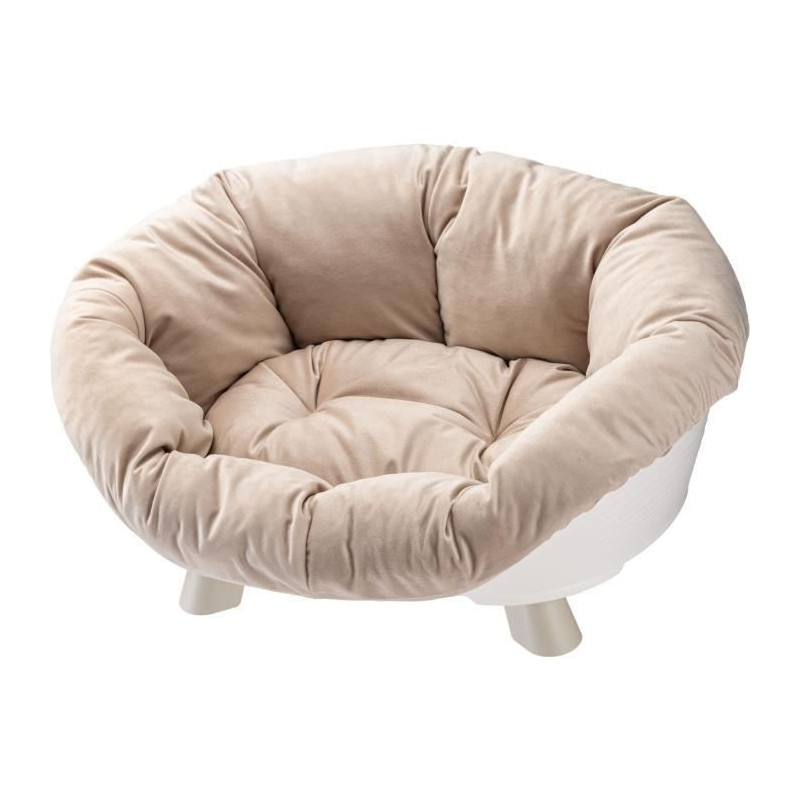 Basket - FERPLAST - SOFA THRONE 4 - With cushion - White