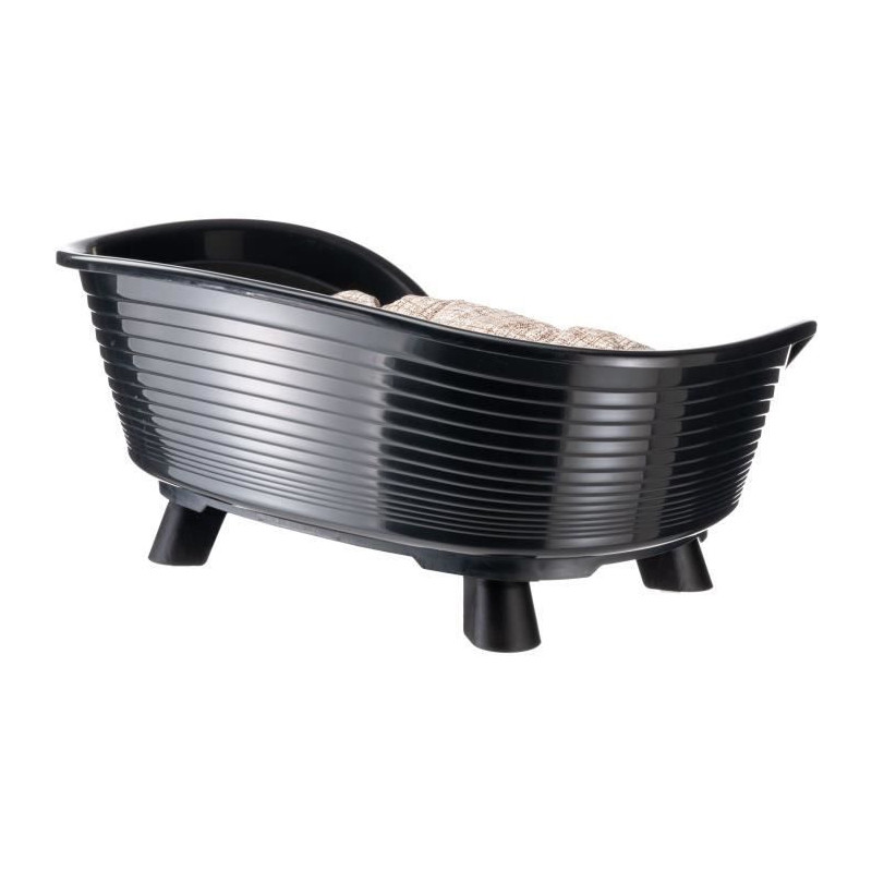Basket - FERPLAST - THRONE 4 - With relax cushion - Black