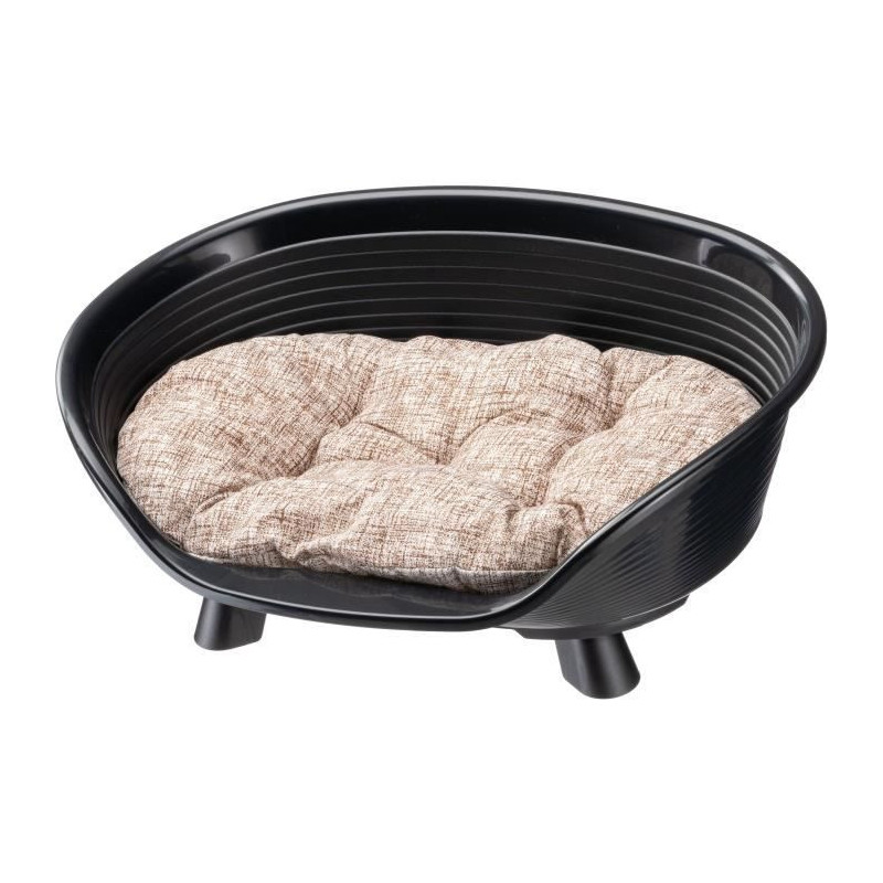 Basket - FERPLAST - THRONE 4 - With relax cushion - Black