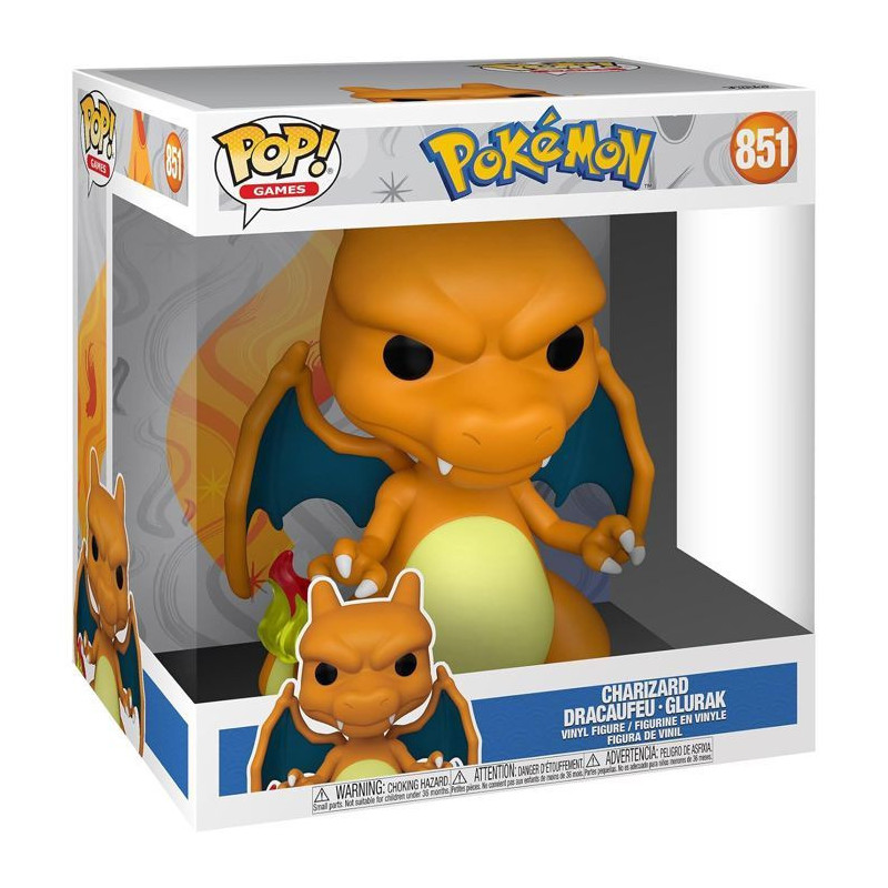 Figure - FUNKO - Jumbo Pop! Charizard - 10" - Exclusive - Pokémon