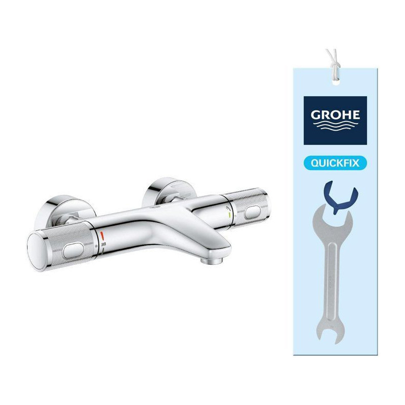 Grohe thermostatic mixer shower precision feel, wall mounting, tempera