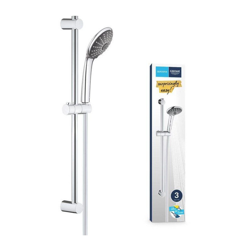 Grohe Vitalio Joy0 shower set, Vitalio Joy 3 Jets shower head, 600mm b