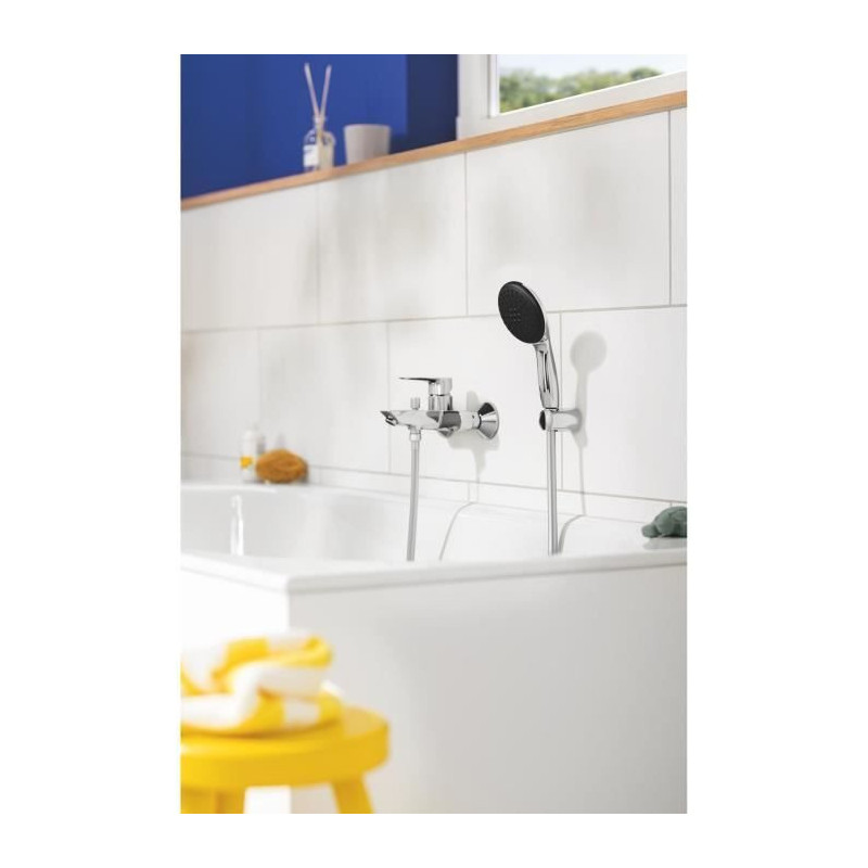 Shower set with 2 jets shower head, holder and hose - GROHE Vitalio St