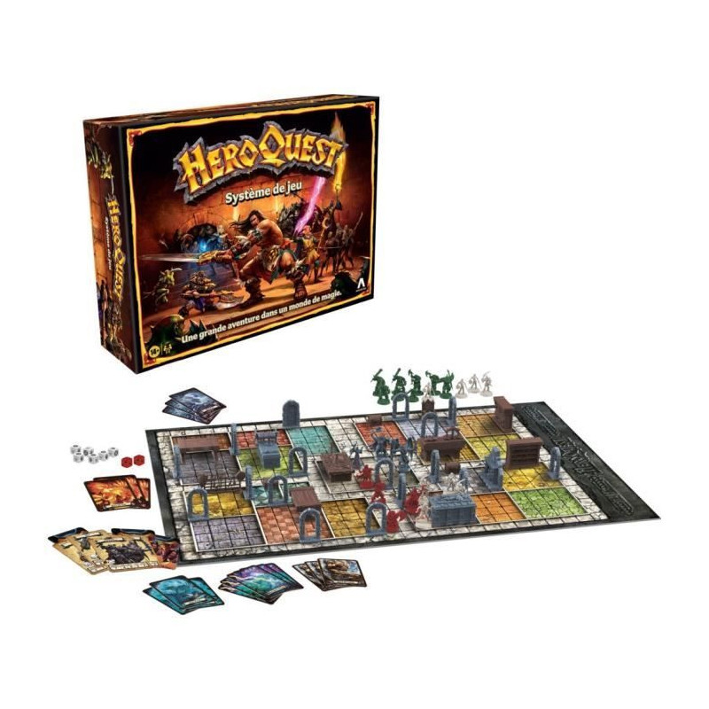 Heroquest game system - Fantastic adventure game Dungeon Styles - Boar