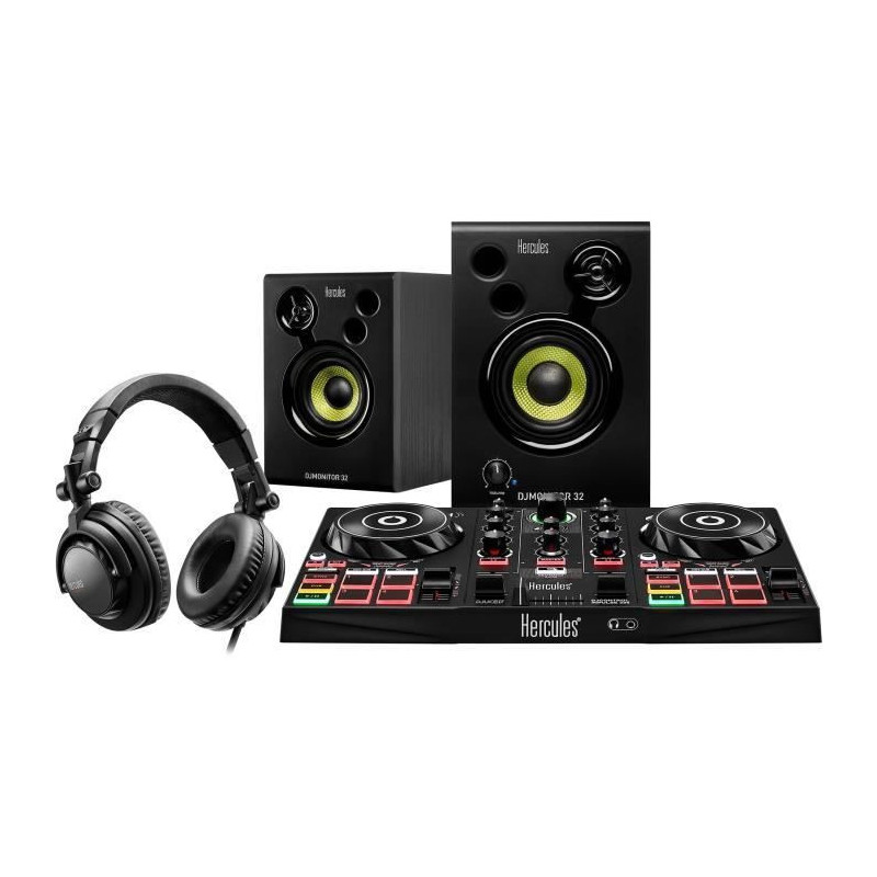 HERCULES DJLEARNING KIT MK2 - All-in-one DJ kit to learn to mix - Soft