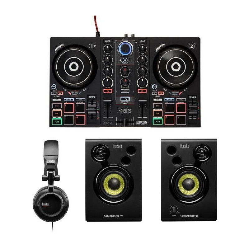 HERCULES DJLEARNING KIT MK2 - All-in-one DJ kit to learn to mix - Soft