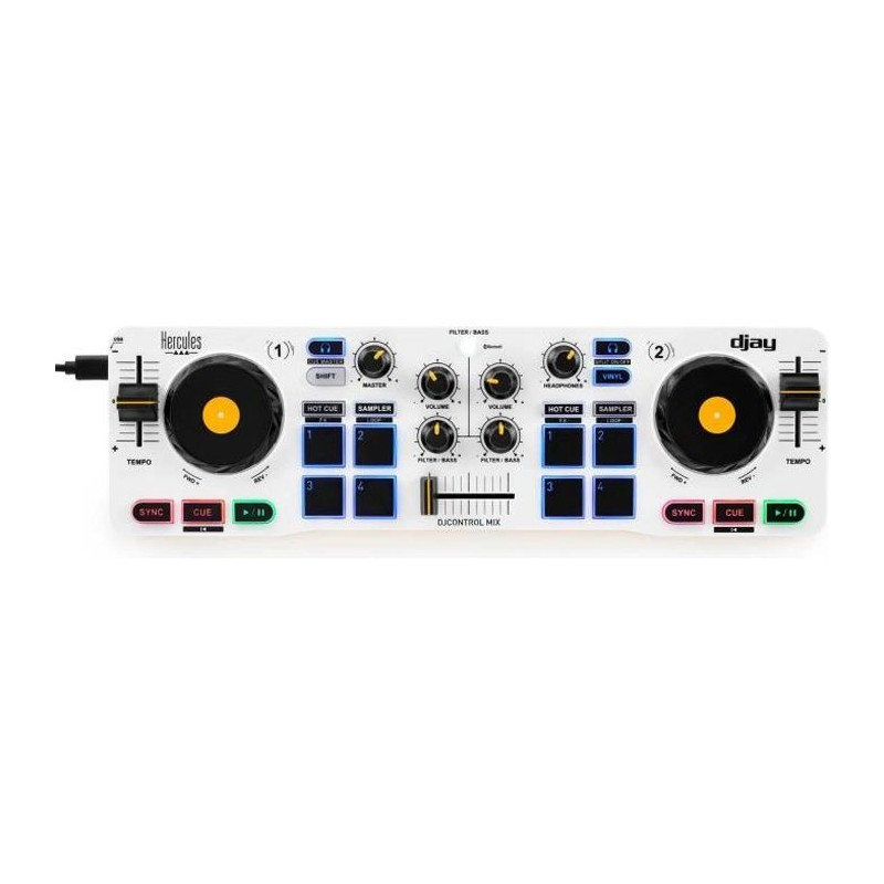 HERCULES DJControl Mix - Wireless Bluetooth DJ Controller for Smartpho