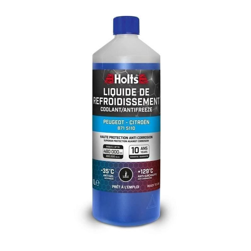 Coolant - HOLTS - HAFR0001B - Dedicated Peugeot-Citroën B71 5110 1L