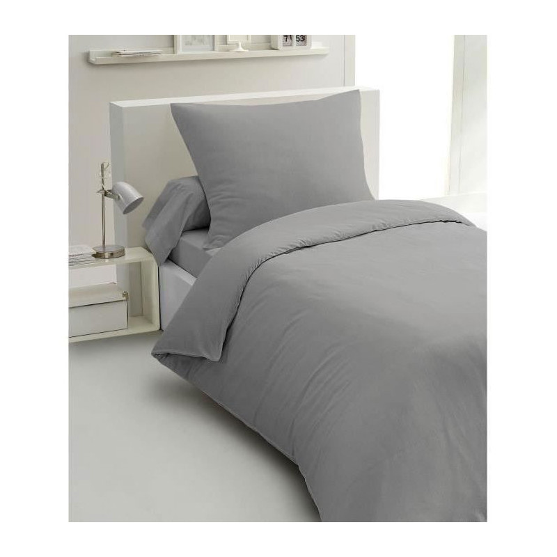 2-piece duvet set - HOME LINGE PASSION - HP72080 - 82 g Microfiber - 1