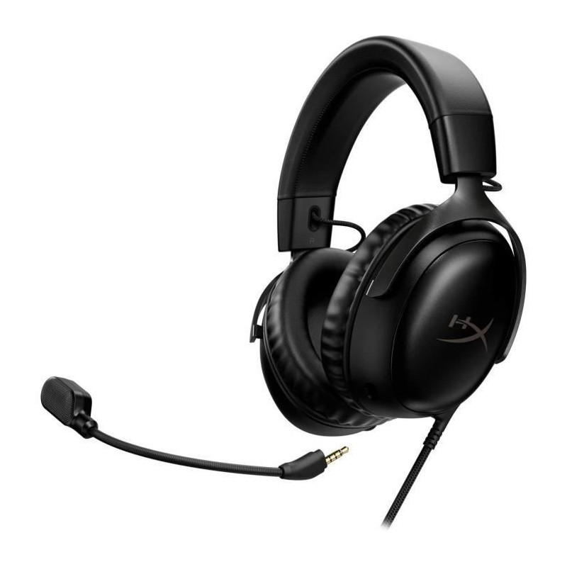 HyperX Cloud III Wired Gaming Headset - for PC & Console - Black