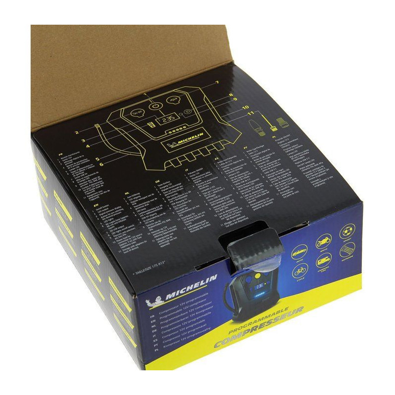 MICHELIN Programmable compressor 12V 7 bars
