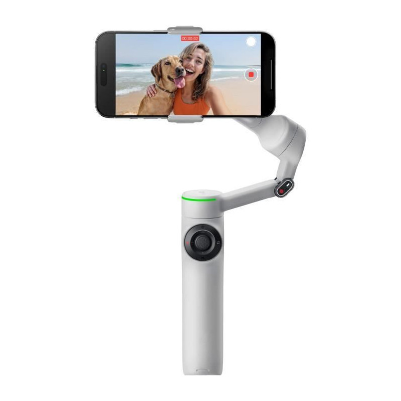 Gimbal - INSTA360 - Flow 2 Pro - Gray - Apple DockKit compatible - 3-a