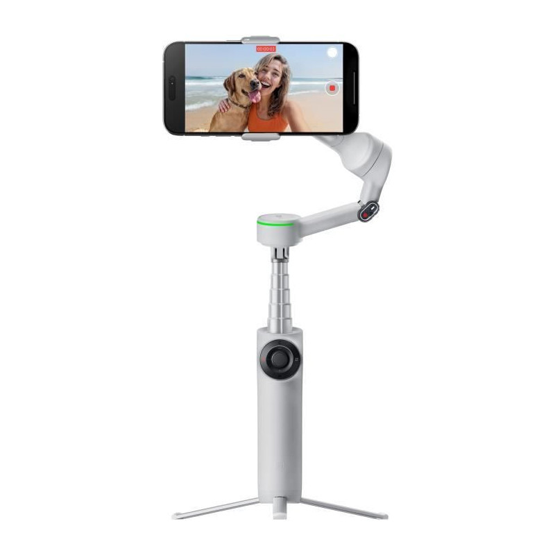 Gimbal - INSTA360 - Flow 2 Pro - Gray - Apple DockKit compatible - 3-a
