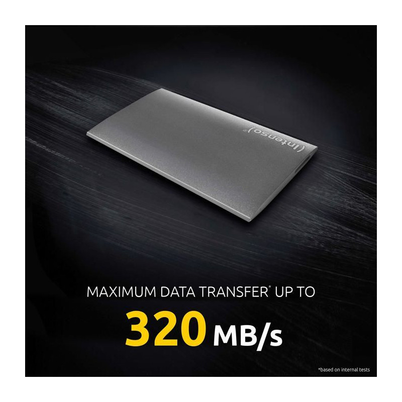 External SSD hard drive - INTENSO - PREMIMUM - 512GB - Gray