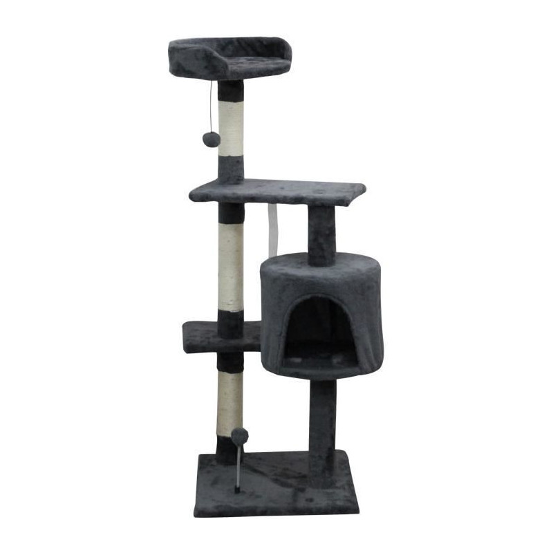 Jasper cat tree - 40 x 40 x 114 cm - gray