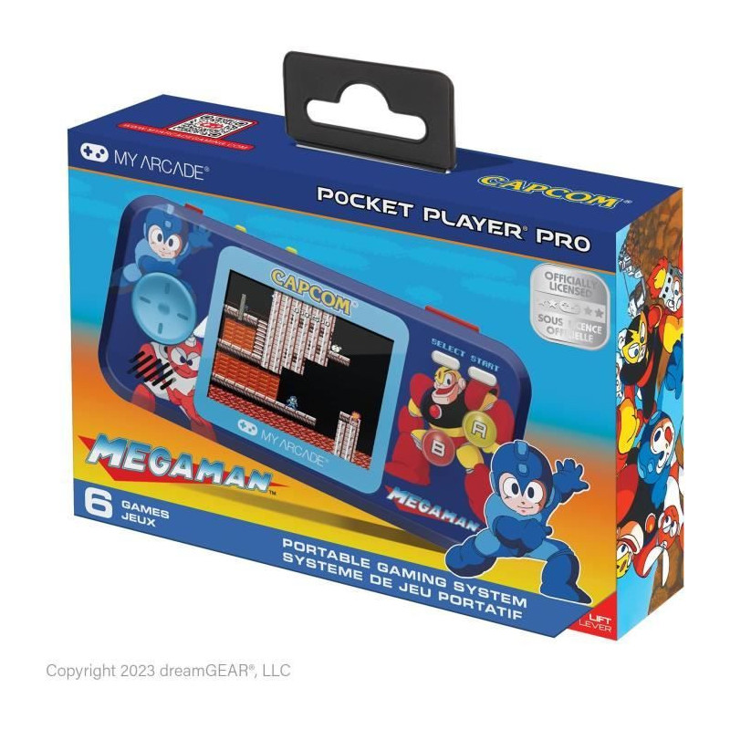 Pocket Player PRO - Megaman - Retrogaming game - 7cm High Resolution s