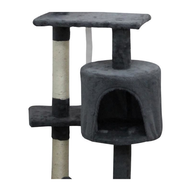 Jasper cat tree - 40 x 40 x 114 cm - gray