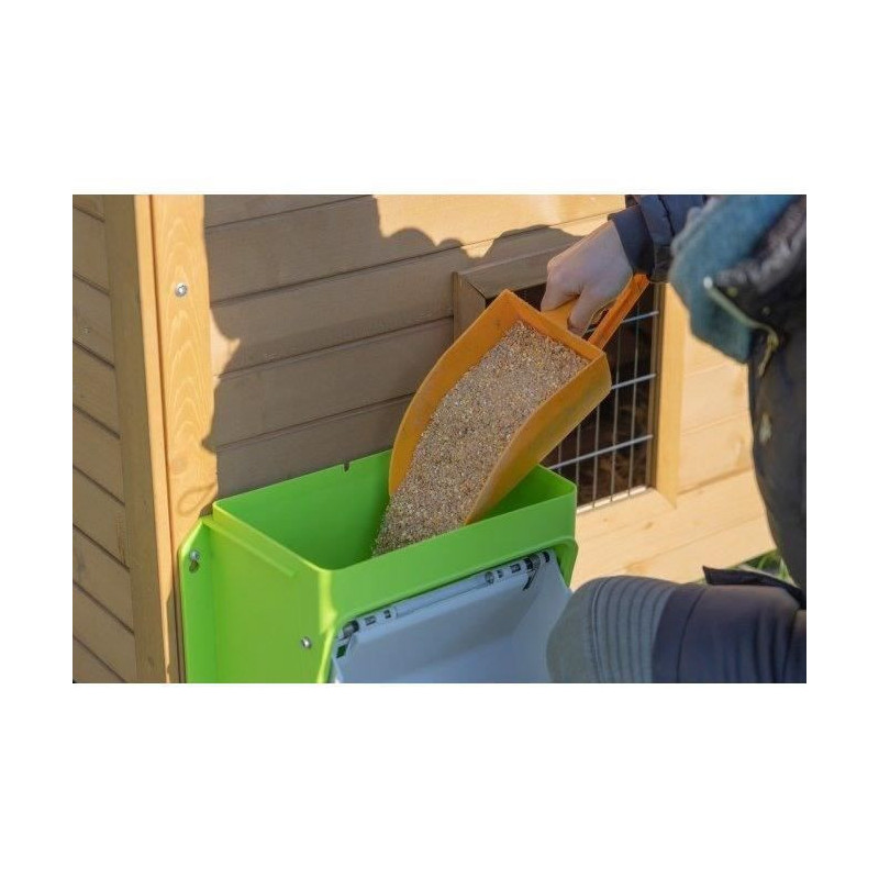 Automatic feeder - KERBL - SmartCoop - Protective flap - 7.5 kg - Gree