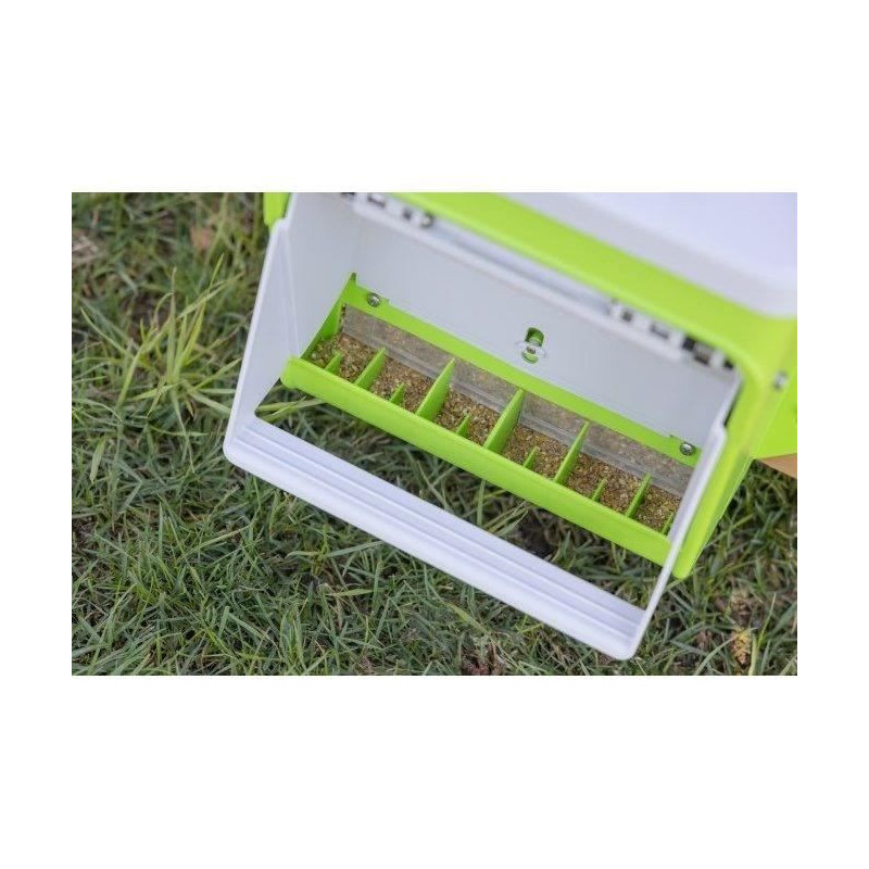Automatic feeder - KERBL - SmartCoop - Protective flap - 7.5 kg - Gree