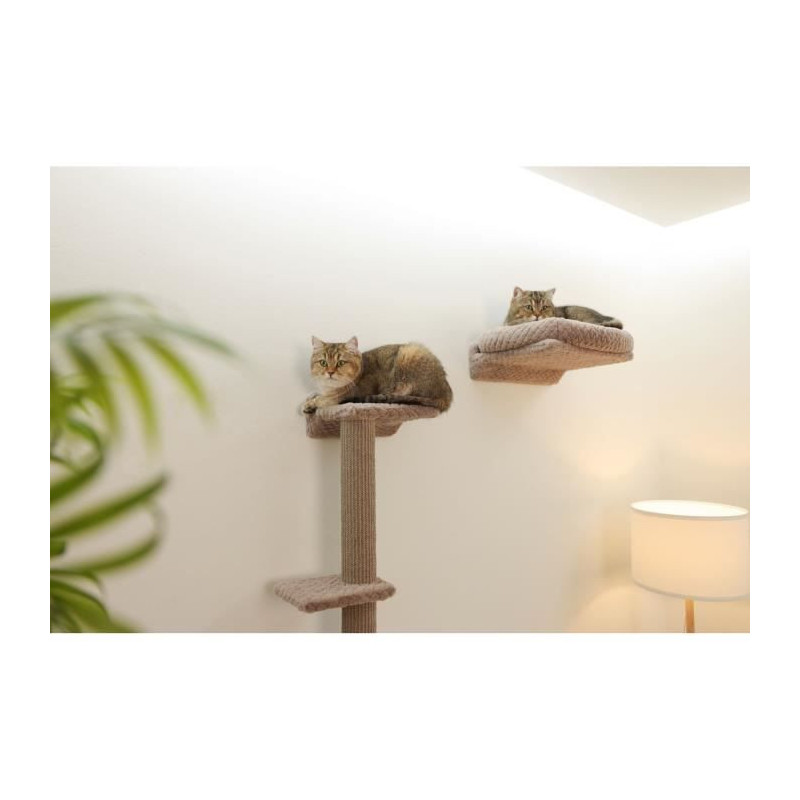 Climbing wall for cats - KERBL - MONTE ALPI - 8 pieces - Grey - Climbi