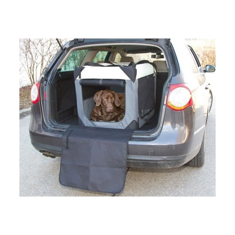 Transport box - KERBL - Journey - 81 x 58 x 58 cm - Gray / Beige