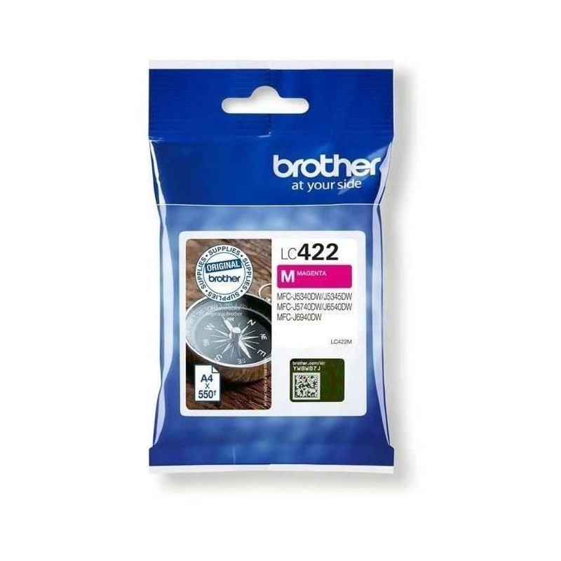 Cartridge LC422M - BROTHER - Magenta - 550 p - For Business Smart MFC-