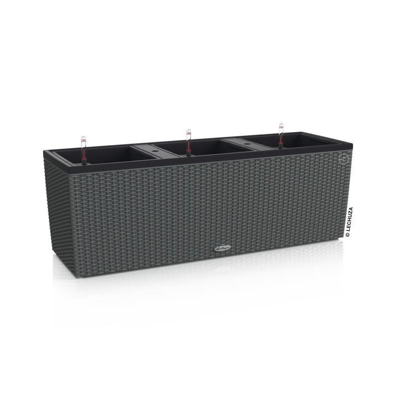 Flower pot - LEC - Trio Cottage 30 - granite - integrated irrigation s