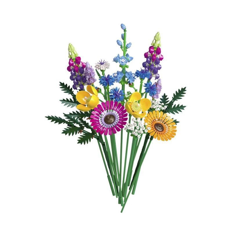 Lego icons 10313 Bouquet of wild flowers, artificial plants with poppi