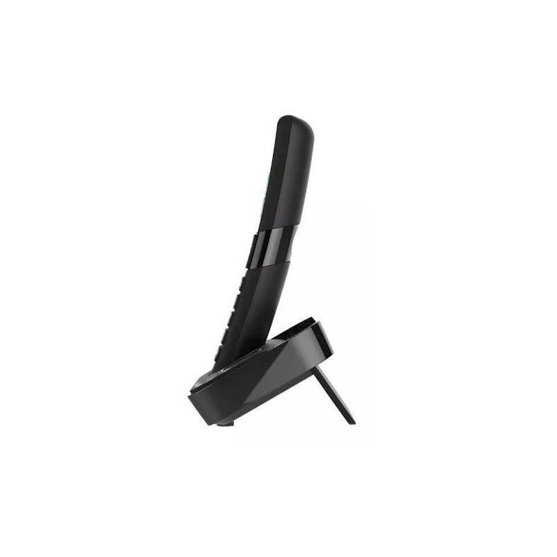 Cordless landline telephone - ALCATEL - F860 voice duo black - With un