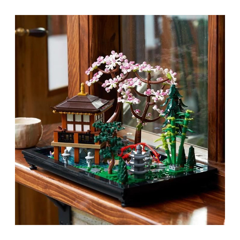LEGO Icons 10315 The Peaceful Garden, Zen Botanical Gardening Kit for