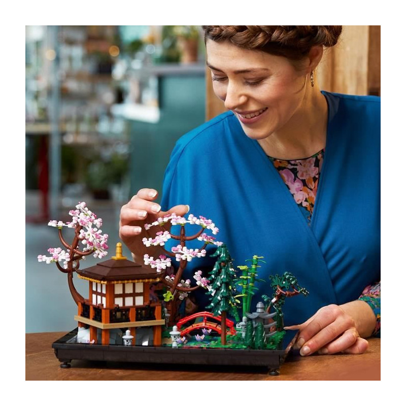 LEGO Icons 10315 The Peaceful Garden, Zen Botanical Gardening Kit for