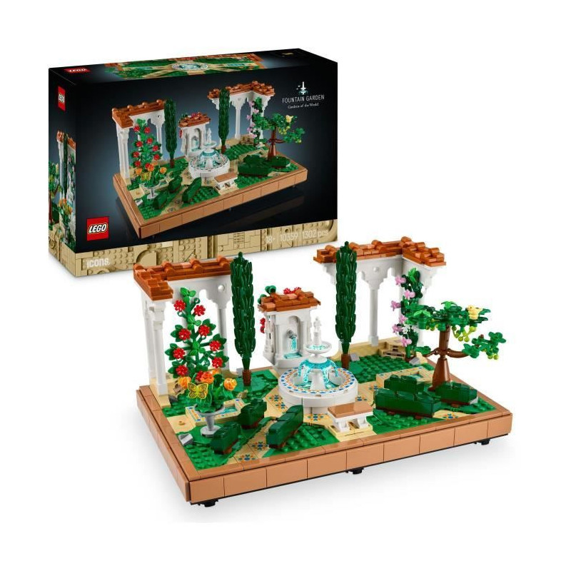 LEGO Icons 10359 Andalusian Garden Gift for Adults Who Love Gardening