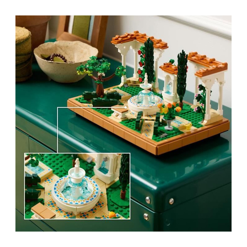 LEGO Icons 10359 Andalusian Garden Gift for Adults Who Love Gardening