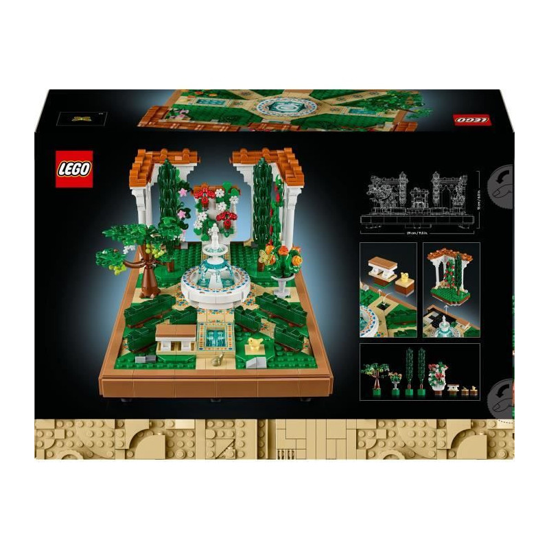LEGO Icons 10359 Andalusian Garden Gift for Adults Who Love Gardening