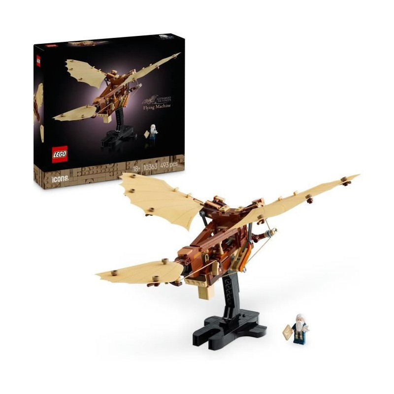 LEGO Icons 10363 Leonardo da Vinci's Flying Machine - Decoration for a