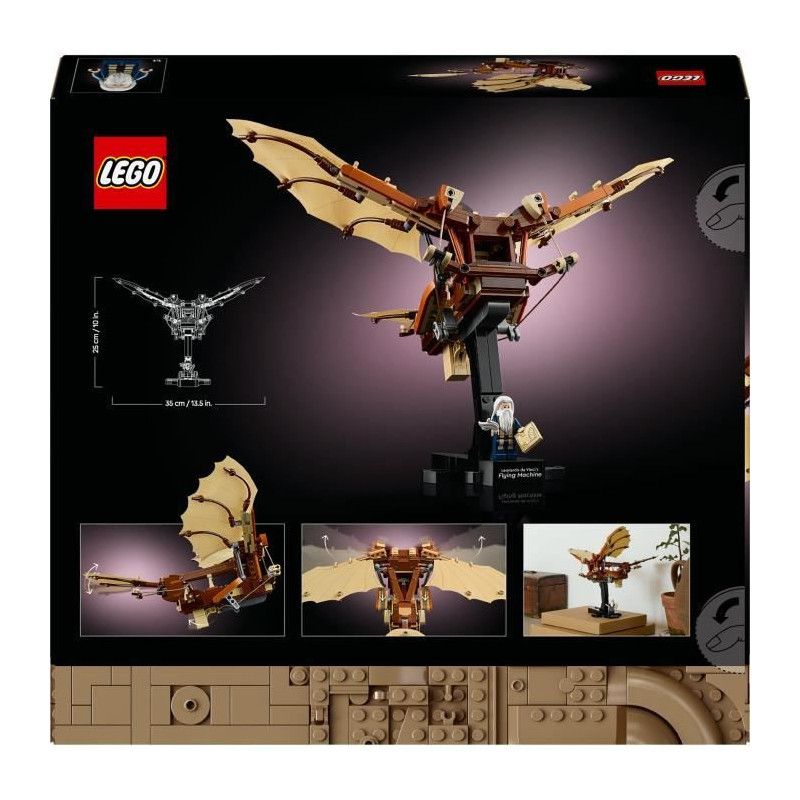 LEGO Icons 10363 Leonardo da Vinci's Flying Machine - Decoration for a