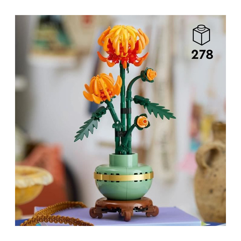 LEGO Icons 10368 Chrysanthemum Flower Arrangement - Buildable Flower D