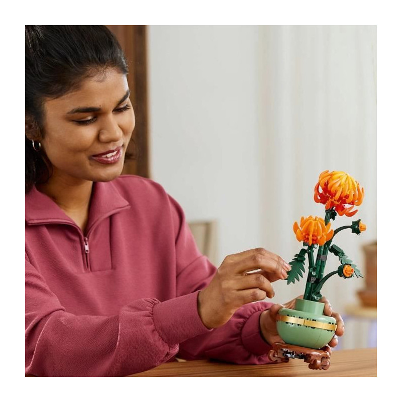 LEGO Icons 10368 Chrysanthemum Flower Arrangement - Buildable Flower D
