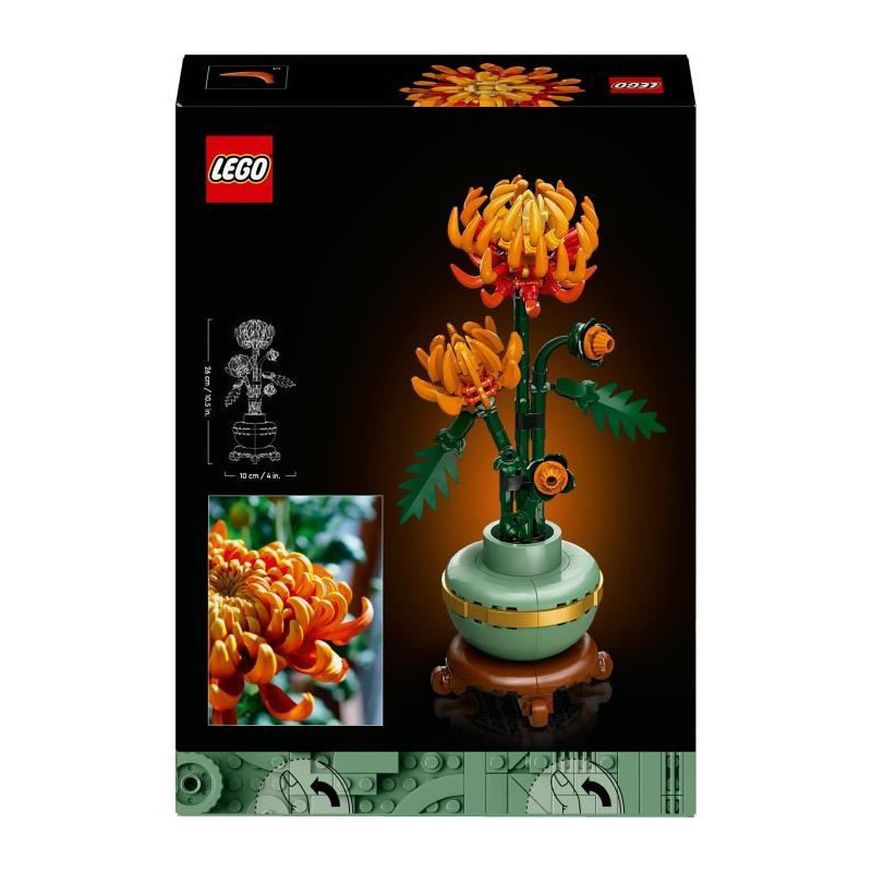 LEGO Icons 10368 Chrysanthemum Flower Arrangement - Buildable Flower D