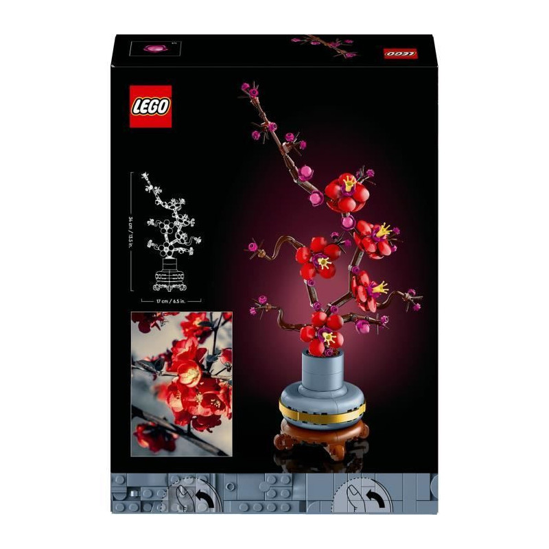 LEGO Icons 10369 Plum Blossom - Indoor Floral Decoration, Set for Adul