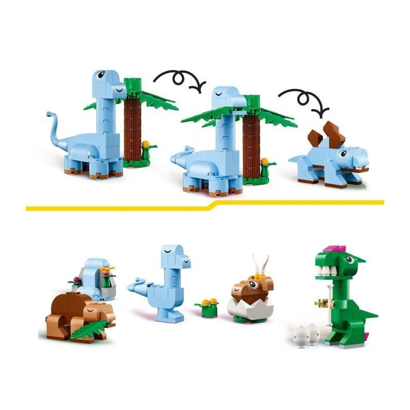 LEGO Classic 11041 Creative Dinosaurs – Building Toy Including T-rex