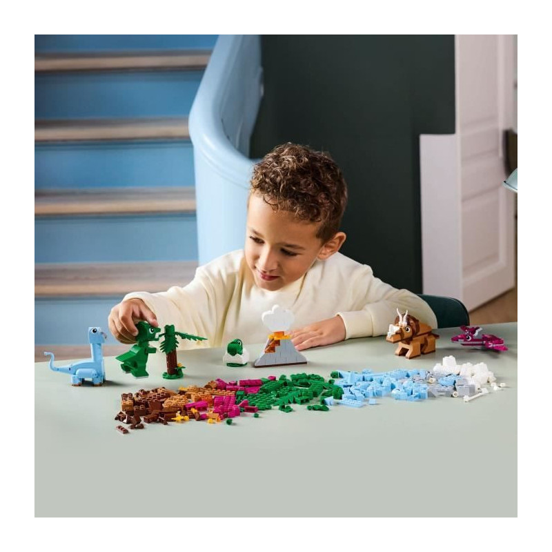 LEGO Classic 11041 Creative Dinosaurs – Building Toy Including T-rex