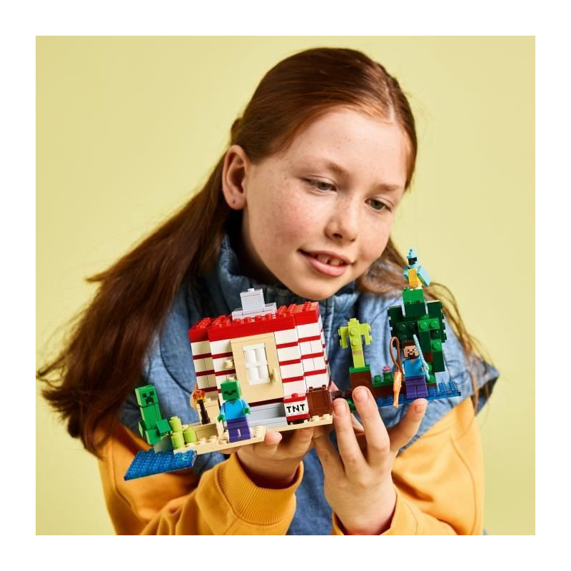 LEGO Minecraft 21275 Jungle TNT House - Building Set for Girls Ages 8