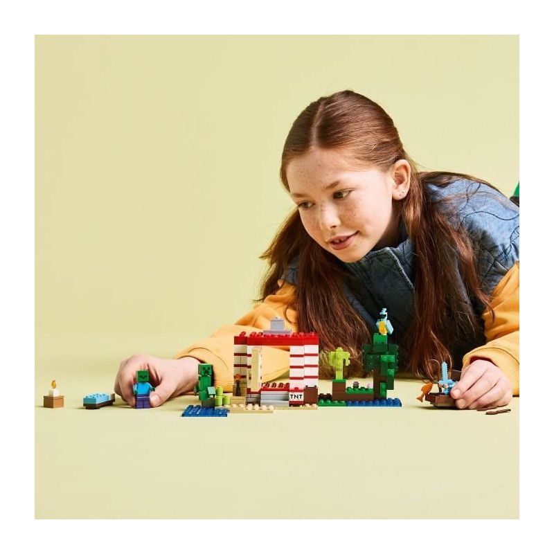 LEGO Minecraft 21275 Jungle TNT House - Building Set for Girls Ages 8