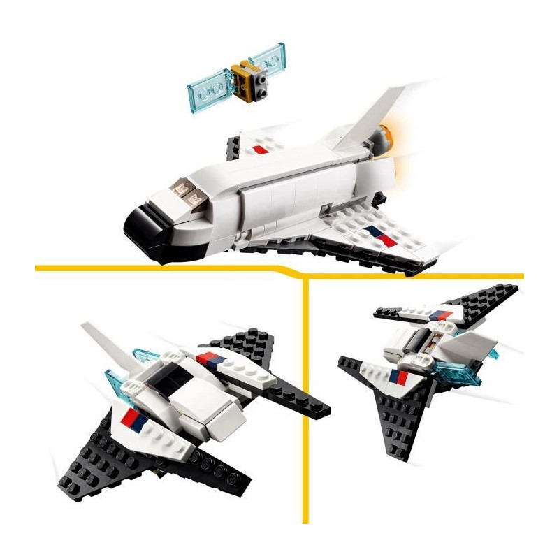 LEGO CREATOR 3-in-1 31134 Spatial shuttle, TOET CLOSE ASTRONUTTE WITH