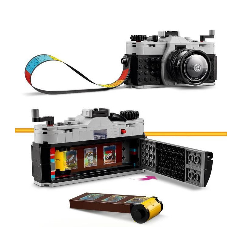 LEGO 31147 Creator 3in1 Retro Camera, Transformable Toy with 3 Models,