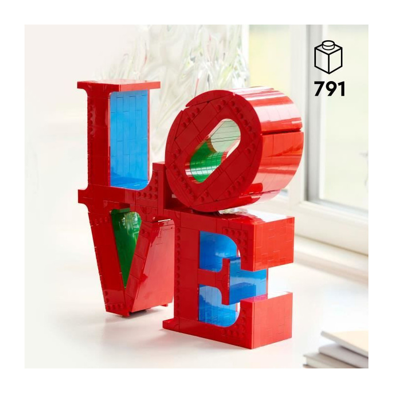 LEGO Art 31214 LOVE - Building Set for Adults - Decoration and Gift fo