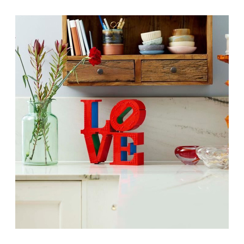 LEGO Art 31214 LOVE - Building Set for Adults - Decoration and Gift fo