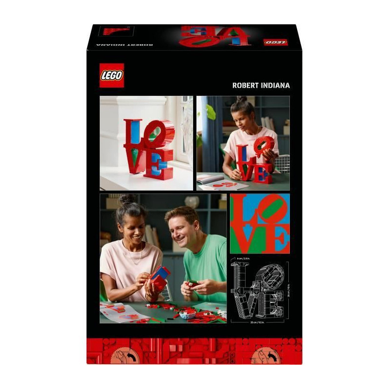 LEGO Art 31214 LOVE - Building Set for Adults - Decoration and Gift fo