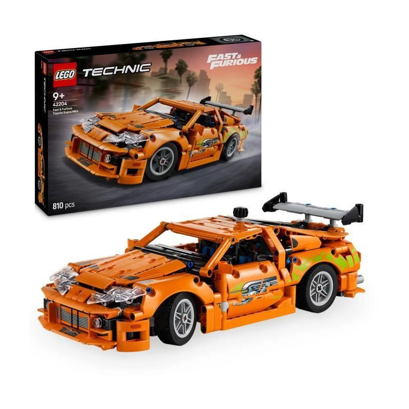LEGO Technic 42204 Fast and Furious Toyota Supra MK4 - Toy car for boy